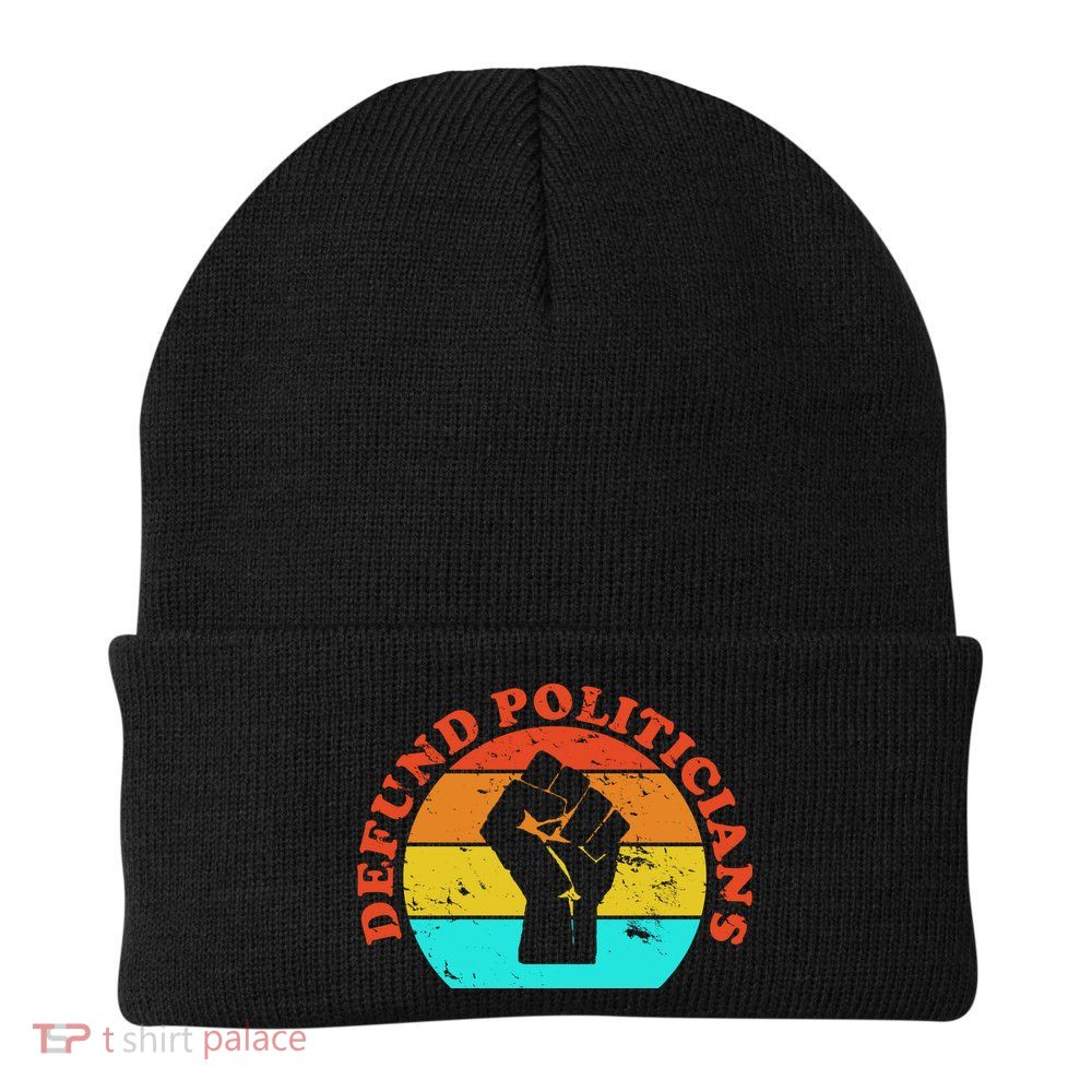 Defund Politicians Retro Beanie