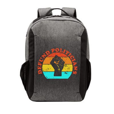 Defund Politicians Retro Vector Backpack