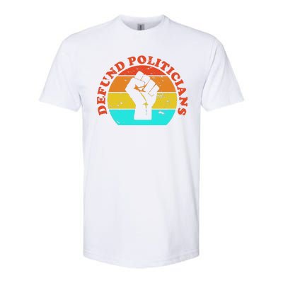 Defund Politicians Retro Softstyle® CVC T-Shirt