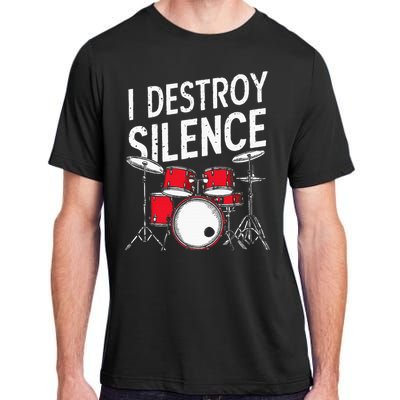 Drums & Percussion Rock Music Drummer Gift Adult ChromaSoft Performance T-Shirt