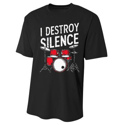 Drums & Percussion Rock Music Drummer Gift Performance Sprint T-Shirt