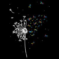 Dandelion Puzzle Ribbon Inspirational Autism Awareness Gift Magnet