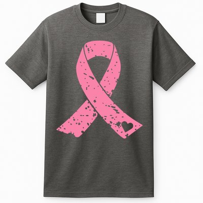 Distressed Pink Ribbon, Breast Cancer T-Shirt