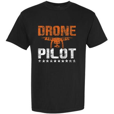 Drone Pilot Rc Flight Operator Quadcopter Flying Expert Garment-Dyed Heavyweight T-Shirt