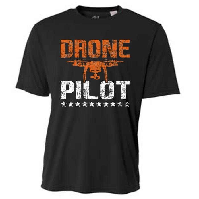 Drone Pilot Rc Flight Operator Quadcopter Flying Expert Cooling Performance Crew T-Shirt