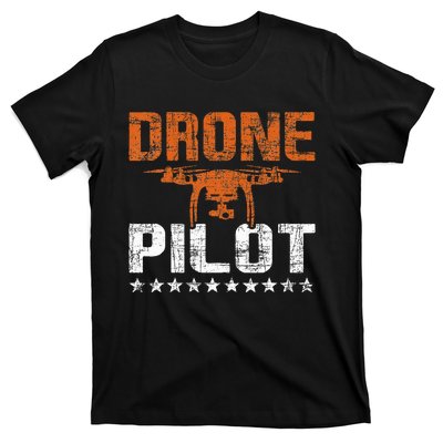 Drone Pilot Rc Flight Operator Quadcopter Flying Expert T-Shirt