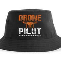 Drone Pilot Rc Flight Operator Quadcopter Flying Expert Sustainable Bucket Hat