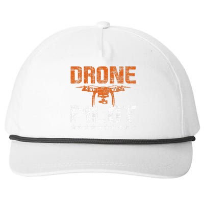 Drone Pilot Rc Flight Operator Quadcopter Flying Expert Snapback Five-Panel Rope Hat