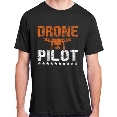 Drone Pilot Rc Flight Operator Quadcopter Flying Expert Adult ChromaSoft Performance T-Shirt