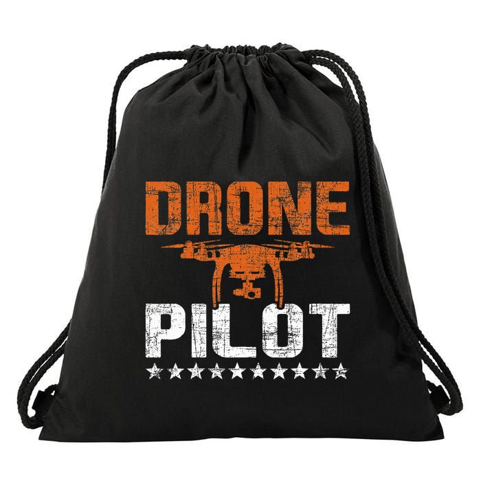 Drone Pilot Rc Flight Operator Quadcopter Flying Expert Drawstring Bag