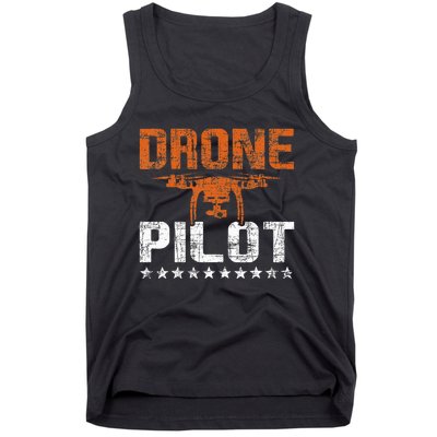 Drone Pilot Rc Flight Operator Quadcopter Flying Expert Tank Top