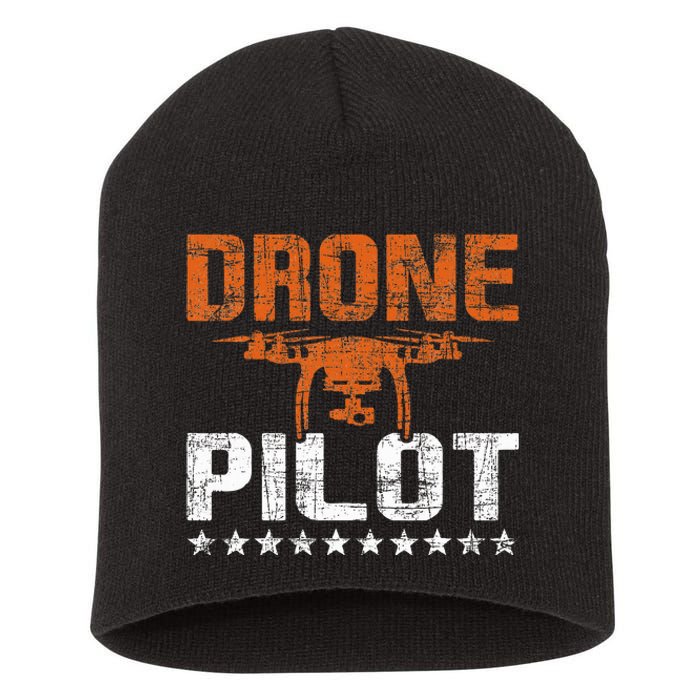 Drone Pilot Rc Flight Operator Quadcopter Flying Expert Short Acrylic Beanie