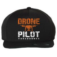 Drone Pilot Rc Flight Operator Quadcopter Flying Expert Wool Snapback Cap