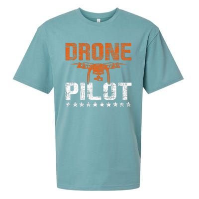 Drone Pilot Rc Flight Operator Quadcopter Flying Expert Sueded Cloud Jersey T-Shirt