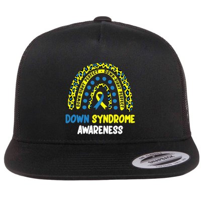 DownRight Perfect Rainbow T21 Down Syndrome Awareness Flatbill Hat