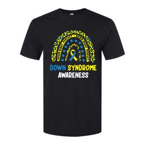 DownRight Perfect Rainbow T21 Down Syndrome Awareness Softstyle CVC T-Shirt