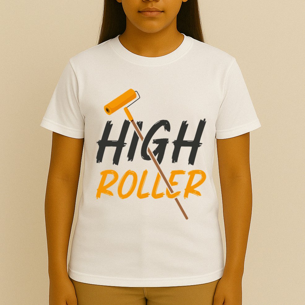 Decorator Paint Roller High Roller Funny House Painter T-Shirt