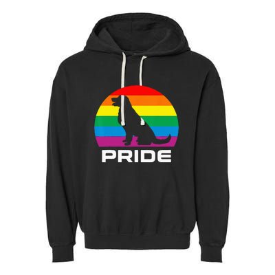 Dog Pride Rainbow Dog Garment-Dyed Fleece Hoodie