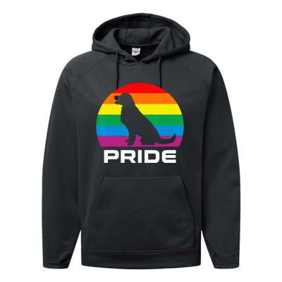 Dog Pride Rainbow Dog Performance Fleece Hoodie