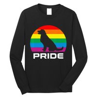 Dog Pride Rainbow Dog Long Sleeve Shirt