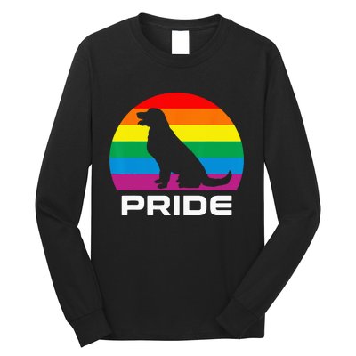 Dog Pride Rainbow Dog Long Sleeve Shirt