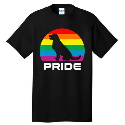 Dog Pride Rainbow Dog Tall T-Shirt