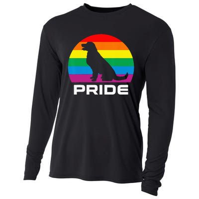 Dog Pride Rainbow Dog Cooling Performance Long Sleeve Crew