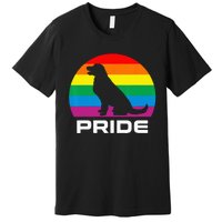 Dog Pride Rainbow Dog Premium T-Shirt