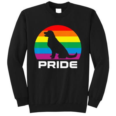 Dog Pride Rainbow Dog Tall Sweatshirt