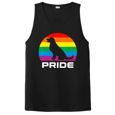 Dog Pride Rainbow Dog PosiCharge Competitor Tank