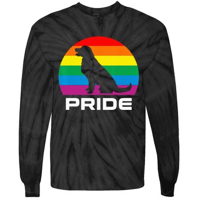 Dog Pride Rainbow Dog Tie-Dye Long Sleeve Shirt