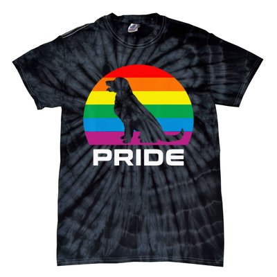 Dog Pride Rainbow Dog Tie-Dye T-Shirt