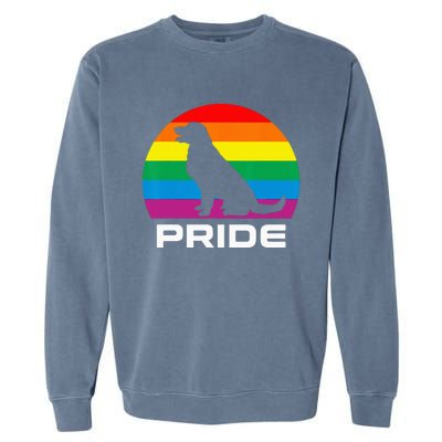 Dog Pride Rainbow Dog Garment-Dyed Sweatshirt