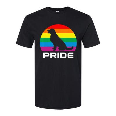 Dog Pride Rainbow Dog Softstyle CVC T-Shirt