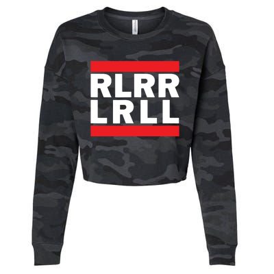 Drummer Paradiddle RLRR LRLL Cropped Pullover Crew