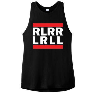 Drummer Paradiddle RLRR LRLL Ladies PosiCharge Tri-Blend Wicking Tank