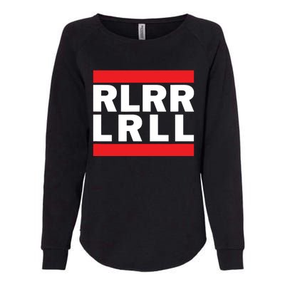 Drummer Paradiddle RLRR LRLL Womens California Wash Sweatshirt