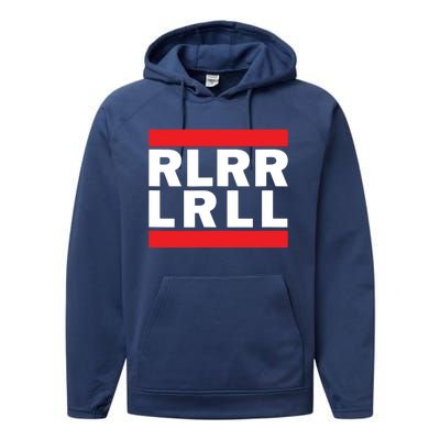 Drummer Paradiddle RLRR LRLL Performance Fleece Hoodie