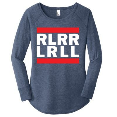 Drummer Paradiddle RLRR LRLL Women's Perfect Tri Tunic Long Sleeve Shirt