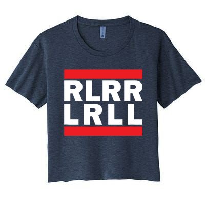 Drummer Paradiddle RLRR LRLL Women's Crop Top Tee