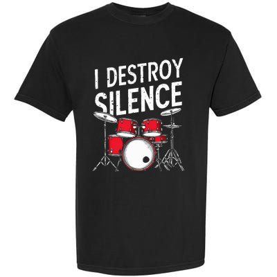 Drums & Percussion Rock Music Drummer Gift Garment-Dyed Heavyweight T-Shirt