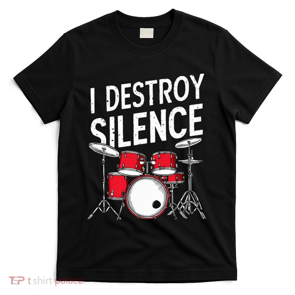 Drums & Percussion Rock Music Drummer Gift T-Shirt