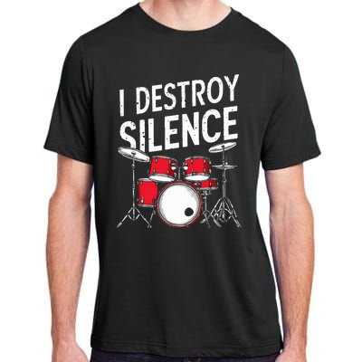 Drums & Percussion Rock Music Drummer Gift Adult ChromaSoft Performance T-Shirt