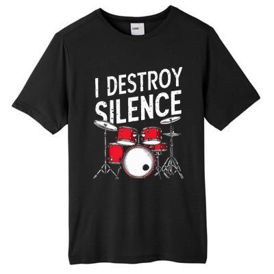 Drums & Percussion Rock Music Drummer Gift Tall Fusion ChromaSoft Performance T-Shirt