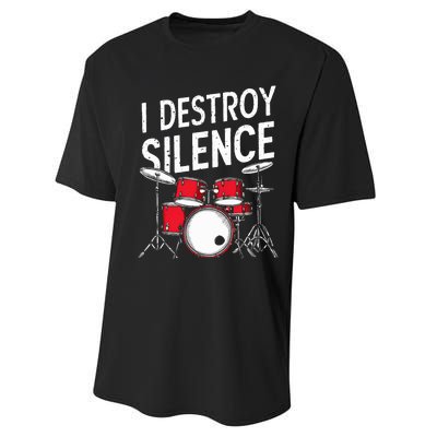 Drums & Percussion Rock Music Drummer Gift Performance Sprint T-Shirt