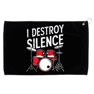 Drums & Percussion Rock Music Drummer Gift Grommeted Golf Towel