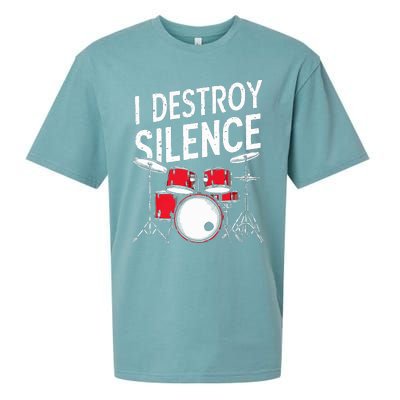 Drums & Percussion Rock Music Drummer Gift Sueded Cloud Jersey T-Shirt