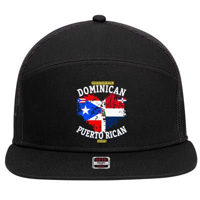 Dominican & Puerto Rican Outfit Ideas For Dominican 7 Panel Mesh Trucker Snapback Hat