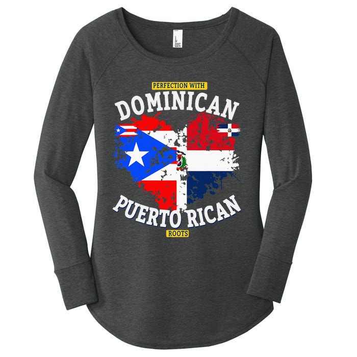 Dominican & Puerto Rican Outfit Ideas For Dominican Women's Perfect Tri Tunic Long Sleeve Shirt