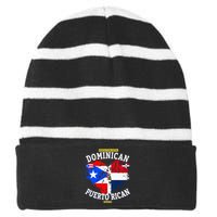 Dominican & Puerto Rican Outfit Ideas For Dominican Striped Beanie with Solid Band